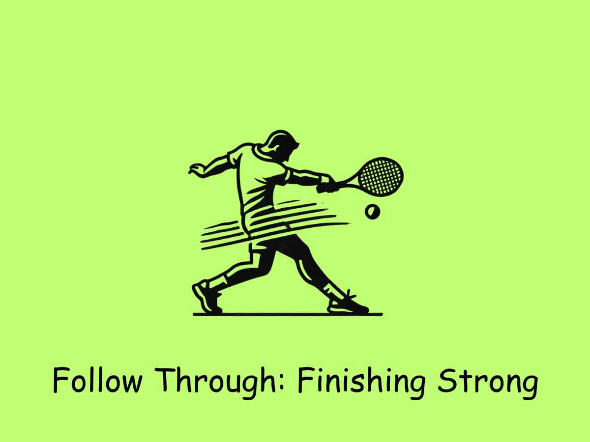 Follow Through after hitting the ball